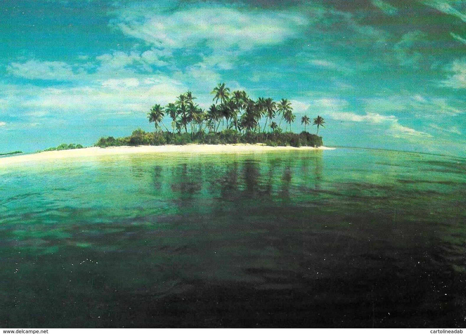 [MD3002] CPM - MALDIVE - UNINHABITED ISLAND - ART EDITION - BY ERIC KLEMM - Non Viaggiata - Maldiven