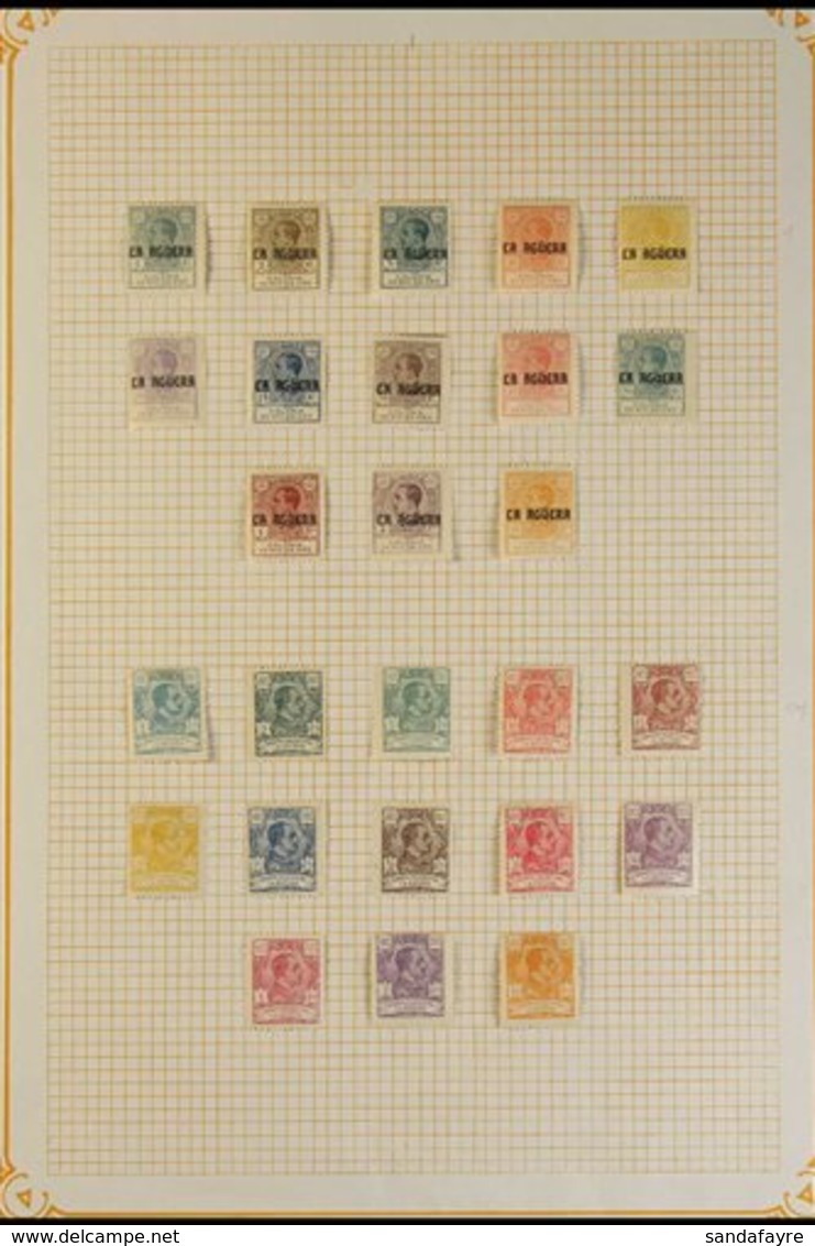 LA AGUERA  MINT COMPLETE COLLECTION With Both The 1920 Overprinted Set (A000,000 Specimens) & 1923 Definitive Sets (26 S - Andere & Zonder Classificatie