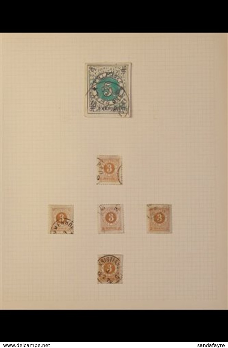 1872-1886 NUMERAL TYPES.  ATTRACTIVE FINE USED COLLECTION With Superb Ranges Of Shades, Varieties And Postmark Interest  - Sonstige & Ohne Zuordnung