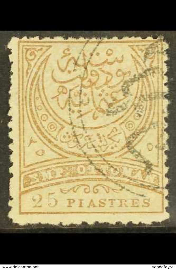 1886  25pi Pale Grey Brown, SG 112, Very Fine Used. For More Images, Please Visit Http://www.sandafayre.com/itemdetails. - Other & Unclassified