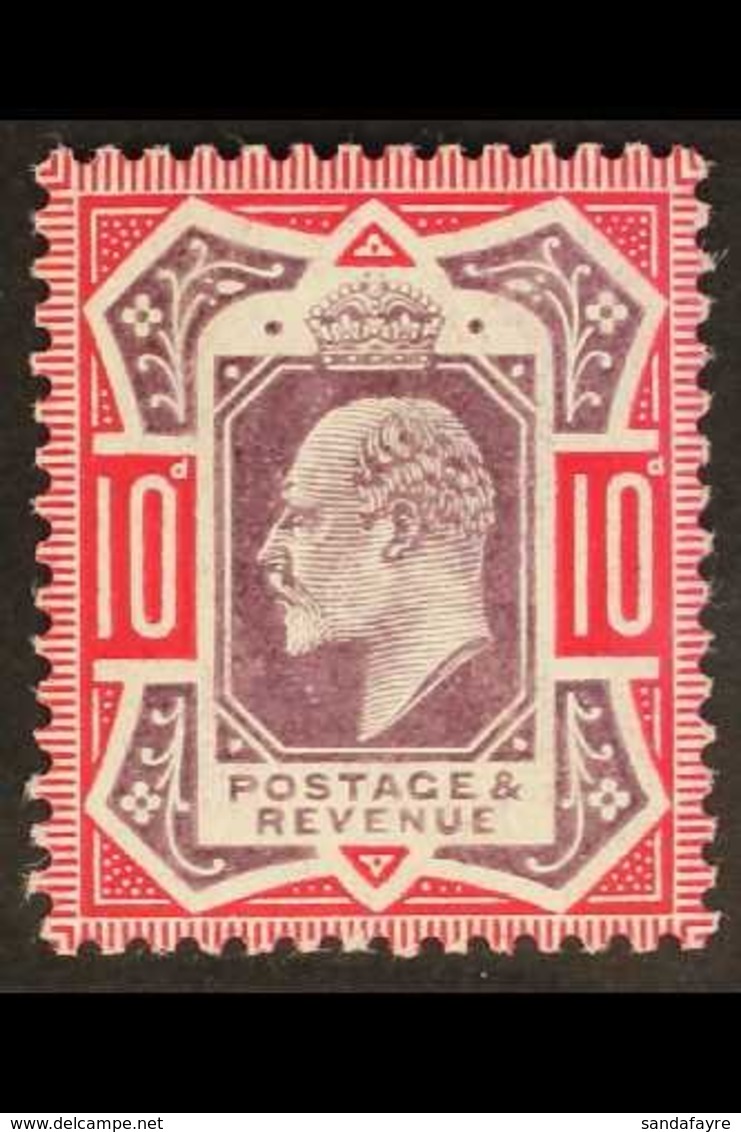 1906  10d Dull Purple And Carmine, Chalk Paper, Ed VII, SG M43 (1), Very Fine NHM. For More Images, Please Visit Http:// - Unclassified
