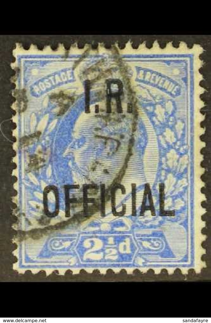 OFFICIAL  INLAND REVENUE 1902-04 2½d Ultramarine Overprint, SG O22, Fine Cds Used. For More Images, Please Visit Http:// - Ohne Zuordnung