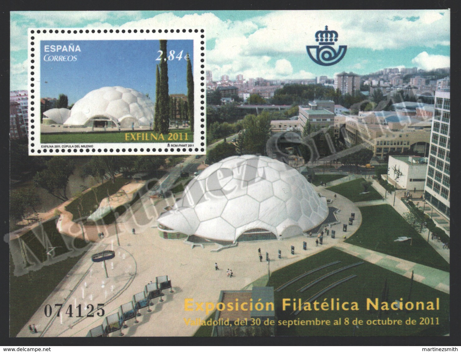 Spain - Espagne 2011 Yvert 4342, Architecture, EXFILNA, National Philatelic Exhibition - Miniature Sheet - MNH - Nuevos