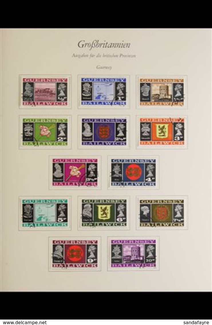 1965-83 CHANNEL ISLANDS AND ISLE OF MAN COLLECTION  An Attractive Very Fine Used Collection Presented In A Pair Of Match - Other & Unclassified