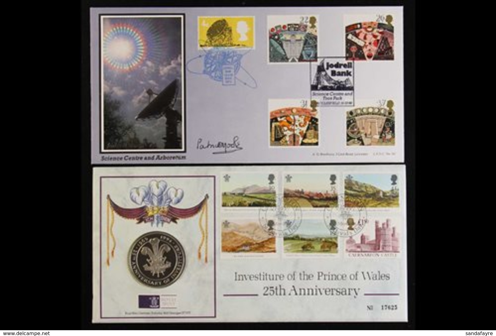 1971-2000's INTERESTING COVERS/CARDS CARTON.  A Substantial Hoard In A Large Box, We See 4 Albums Of First Day Covers Fr - FDC