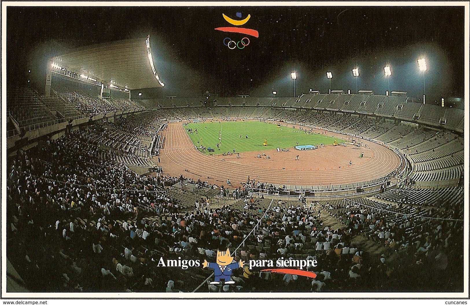 ESTADIO OLIMPIC MONTJUIC - 328 - BARCELONA - STADIUM - STADE - STADIO - CAMPO FUTBOL - Fútbol