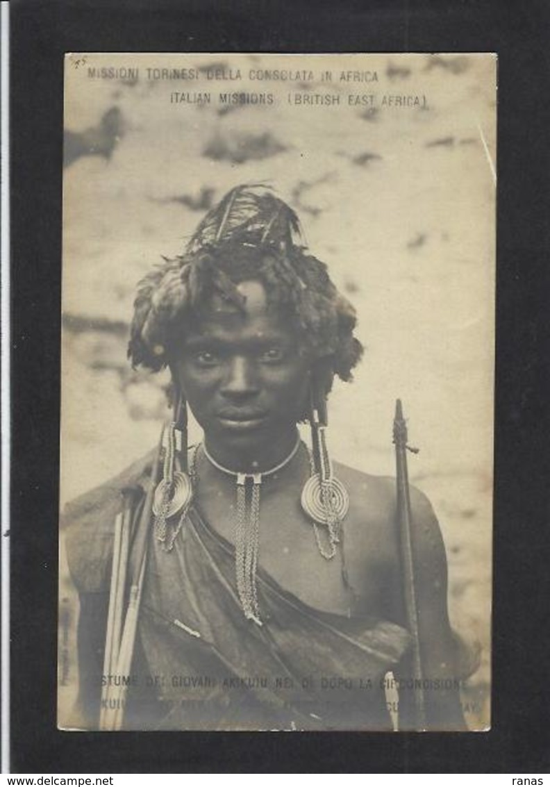 CPA Kenya Afrique Noire Type Non Circulé Carte Photo RPPC - Kenia