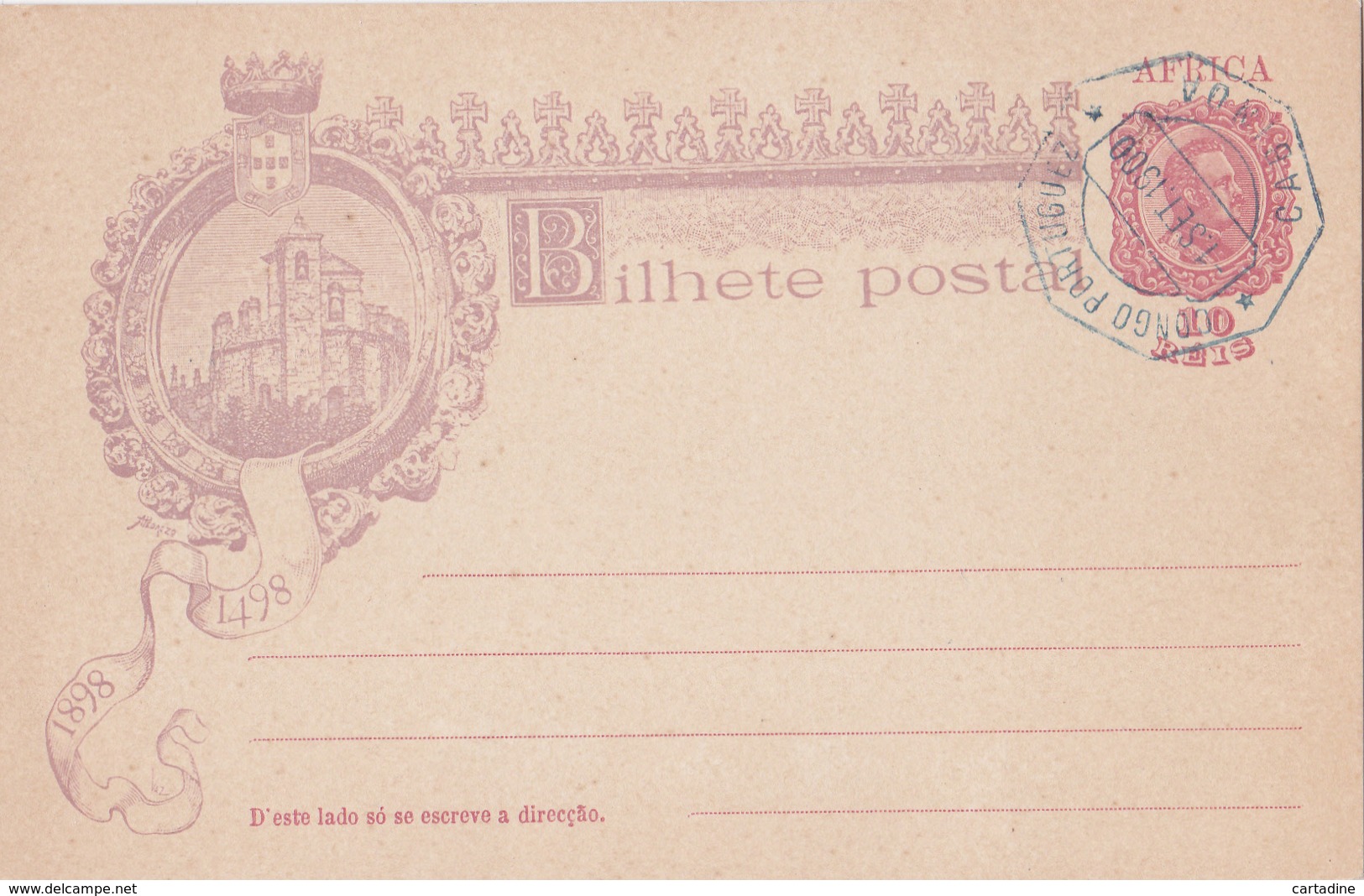 Entier  Postal Stationery - Açores - 1898 - Azores