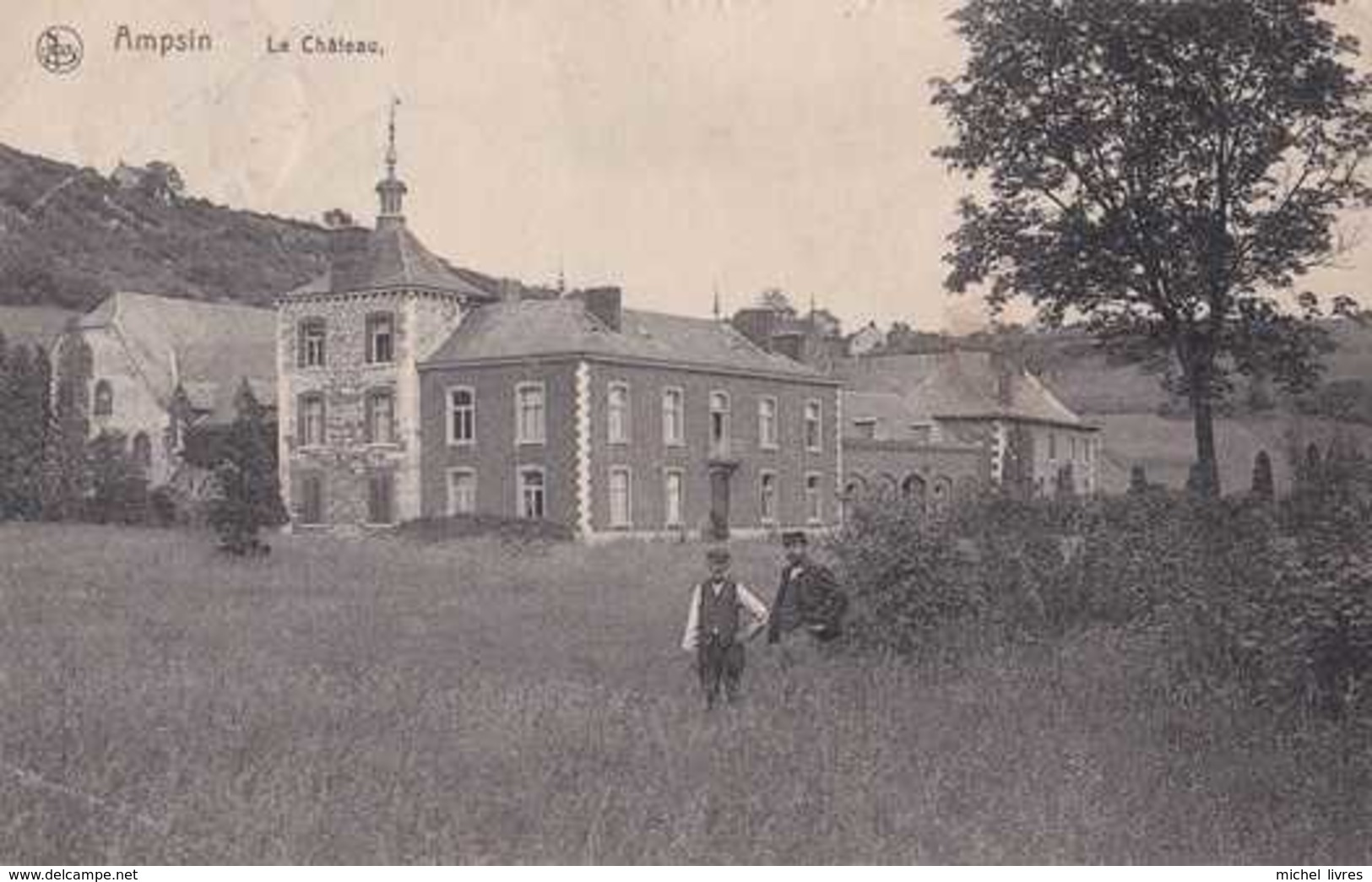 Ampsin - Le Château - Animée - Circulé En 1920 - BE Léger Pli - Amay - Amay