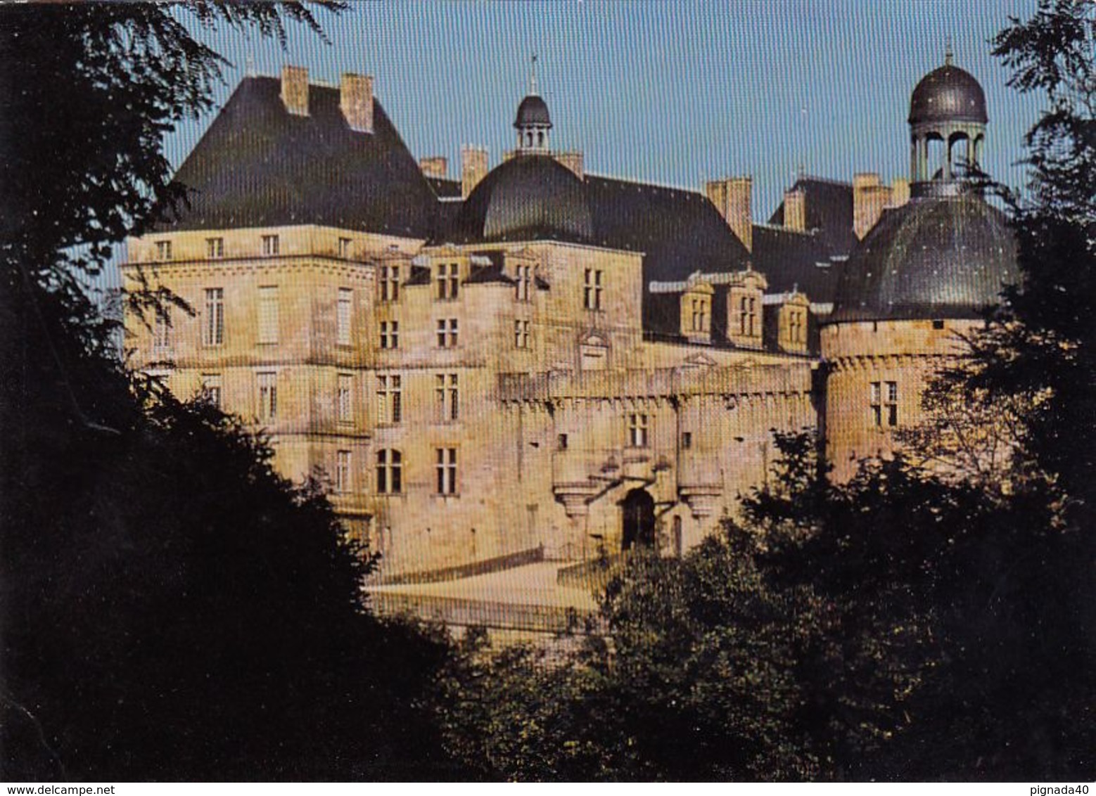 Cp , 24 , HAUTEFORT , Le Château , La Façade Ouest Vue De La Table De Pierre - Sonstige & Ohne Zuordnung