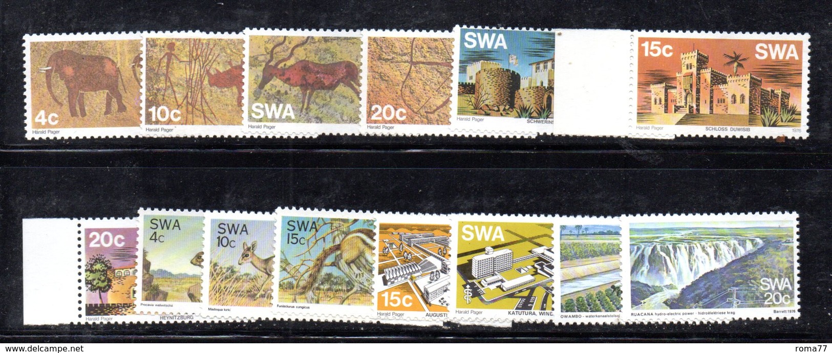 CI1228 - AFRICA DEL SUD OVEST , Tutte Le Emissioni Del 1976 ***  (2380A) . - Africa Del Sud-Ovest (1923-1990)