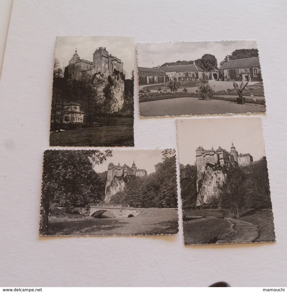 MODAVE -4 Cartes -  Le Chateau, Pont Vu Du Parc, A Pic, Cour D'honneur - Modave