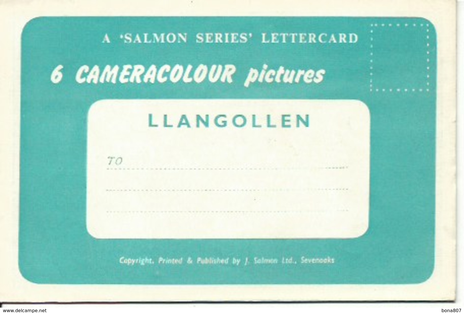 Lot De 6 Cartes Postales De Llangollen - Letonia