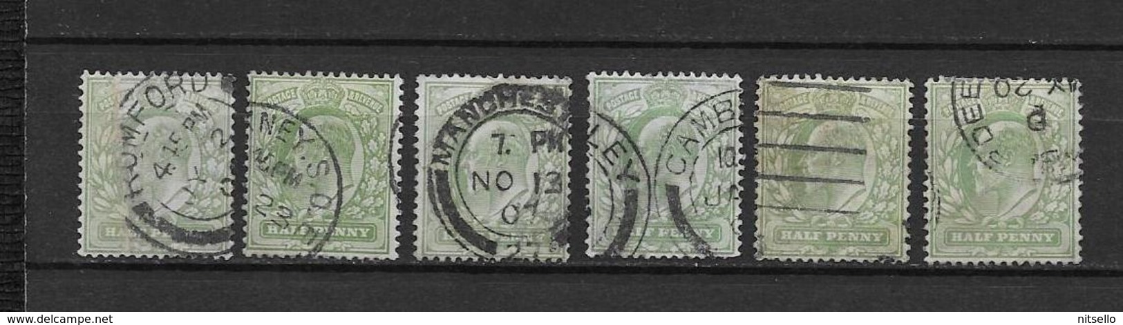 LOTE 1885  ///  GRAN BRETAÑA - YVERT Nº: 106 CON DIFERENTES MATASELLOS    //  ¡¡¡ LIQUIDATION !!! - Used Stamps