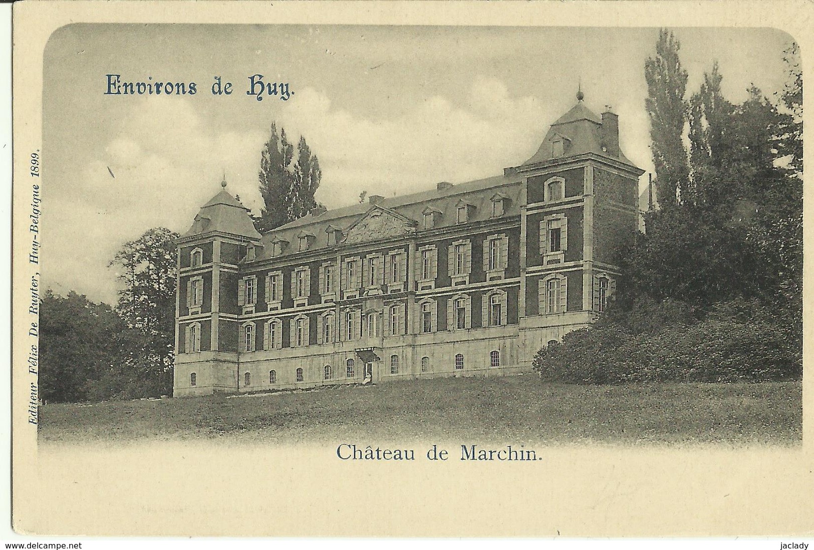 Environs De Huy -- Château De Marchin. (2 Scans). - Marchin