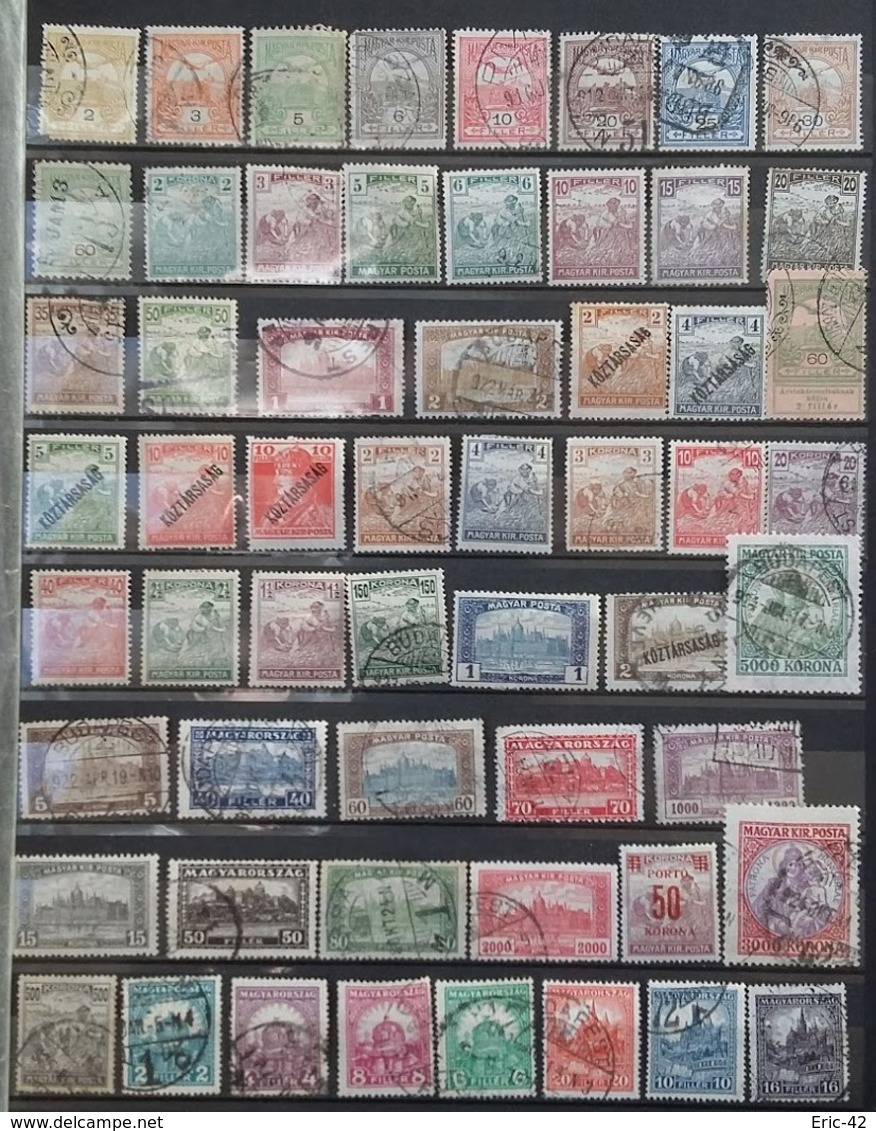 HONGRIE LOT+ 100 VIEUX  TIMBRES DIFFÉRENTS - Ungebraucht