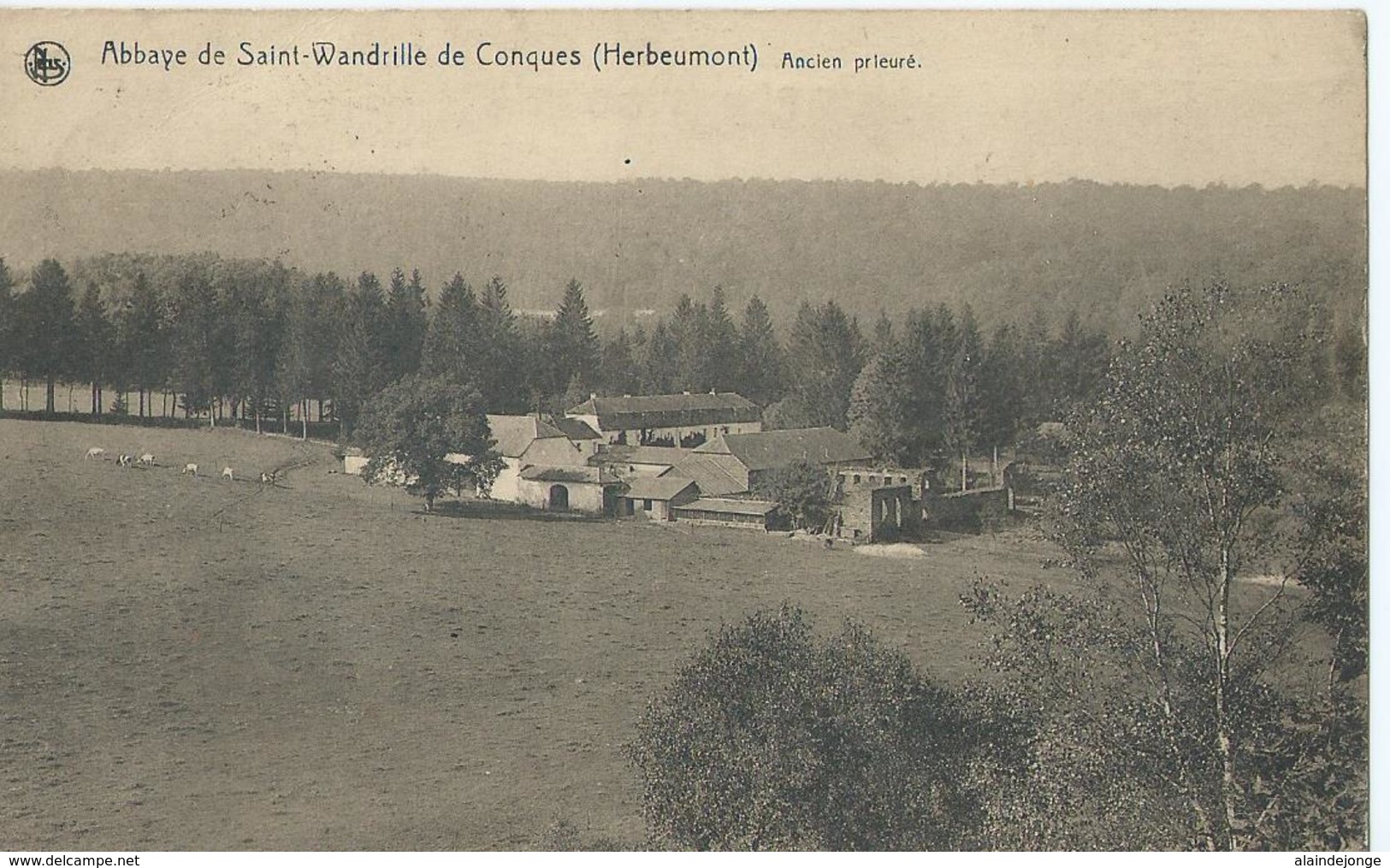 Herbeumont - Abbaye De Saint-Wandrille De Conques - Ancien Prieuré - 1923 - Herbeumont