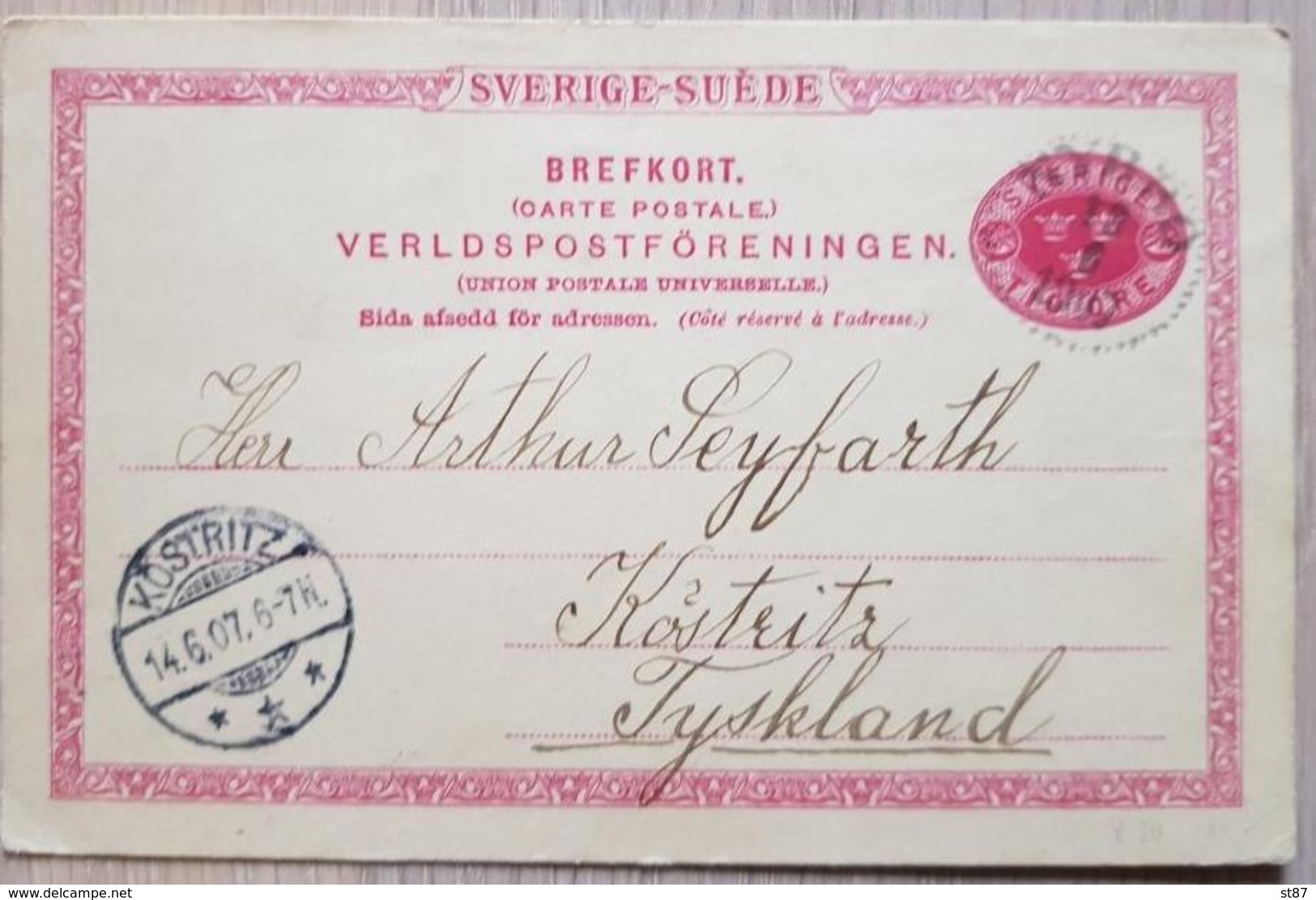Sweden Germany 1907 - Other & Unclassified