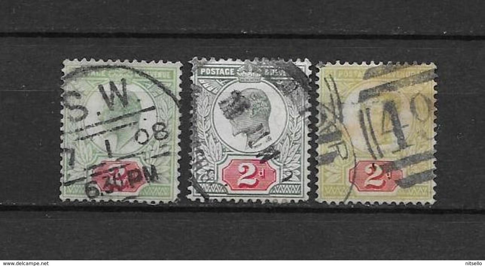LOTE 1886  ///  GRAN BRETAÑA - YVERT Nº: 109 VARIEDADES COLOR // CATALOG.20147COTE: 45€ //  ¡¡¡ LIQUIDATION !!! - Used Stamps