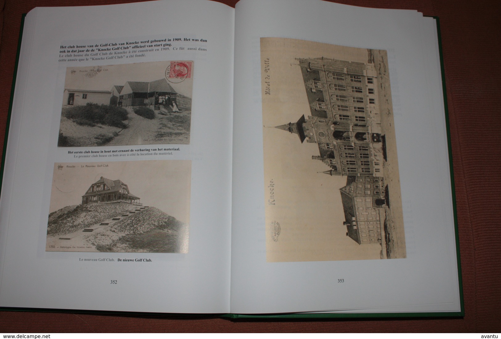 NIEUWPOORT  / BOEK LA BELLE EPOQUE - met afbeeldingen van postkaarten van alle kustgemeentes  370 blz tweetalig