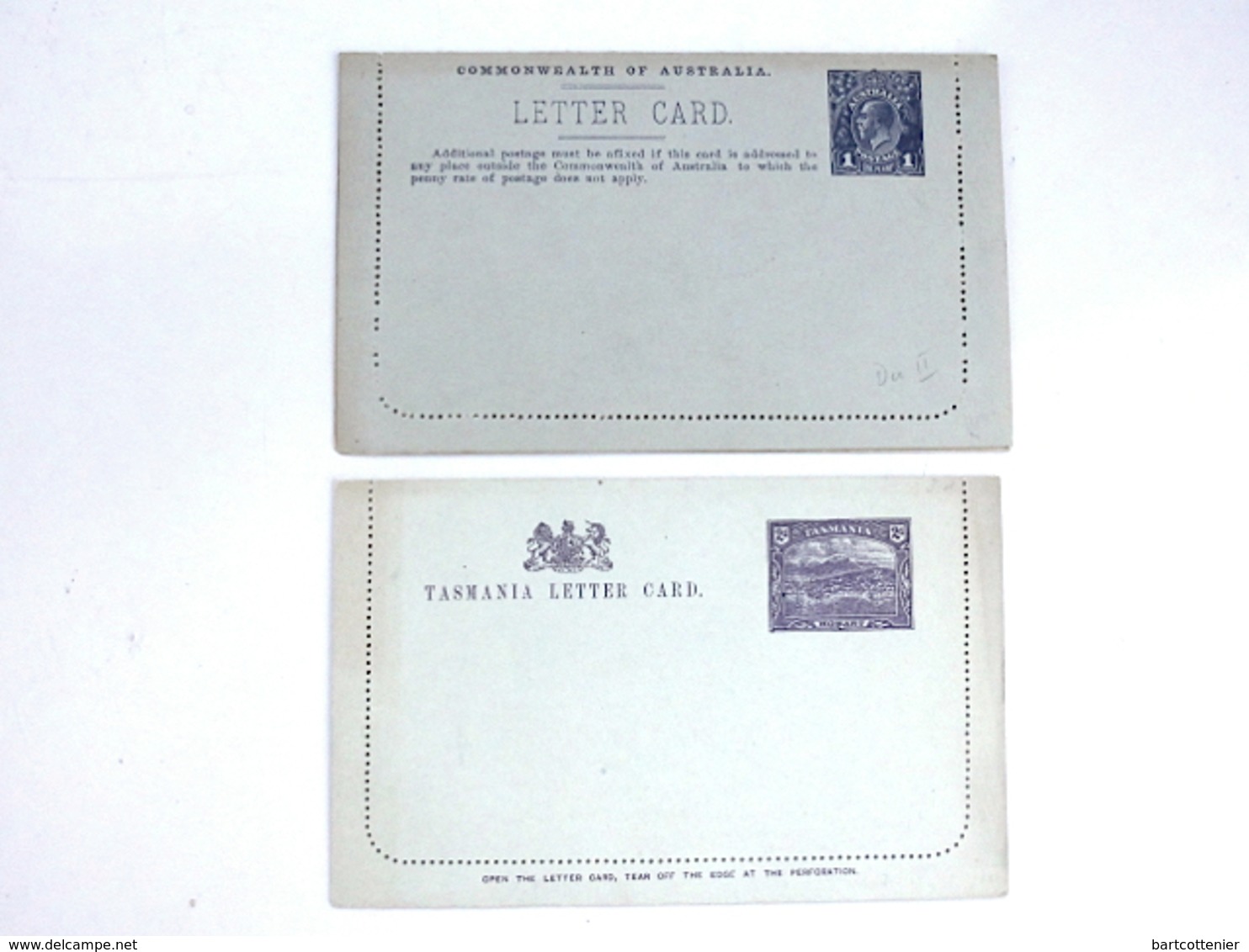 2 Antieke Briefkaarten Australië / Tasmanië (1905/1915) - Enteros Postales