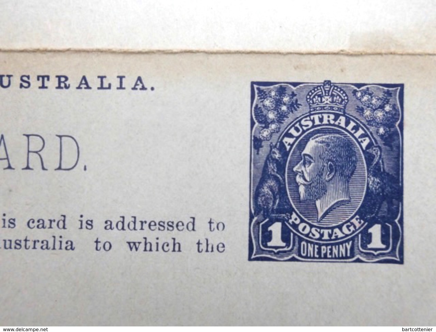 2 antieke briefkaarten Australië / Tasmanië (1905/1915)