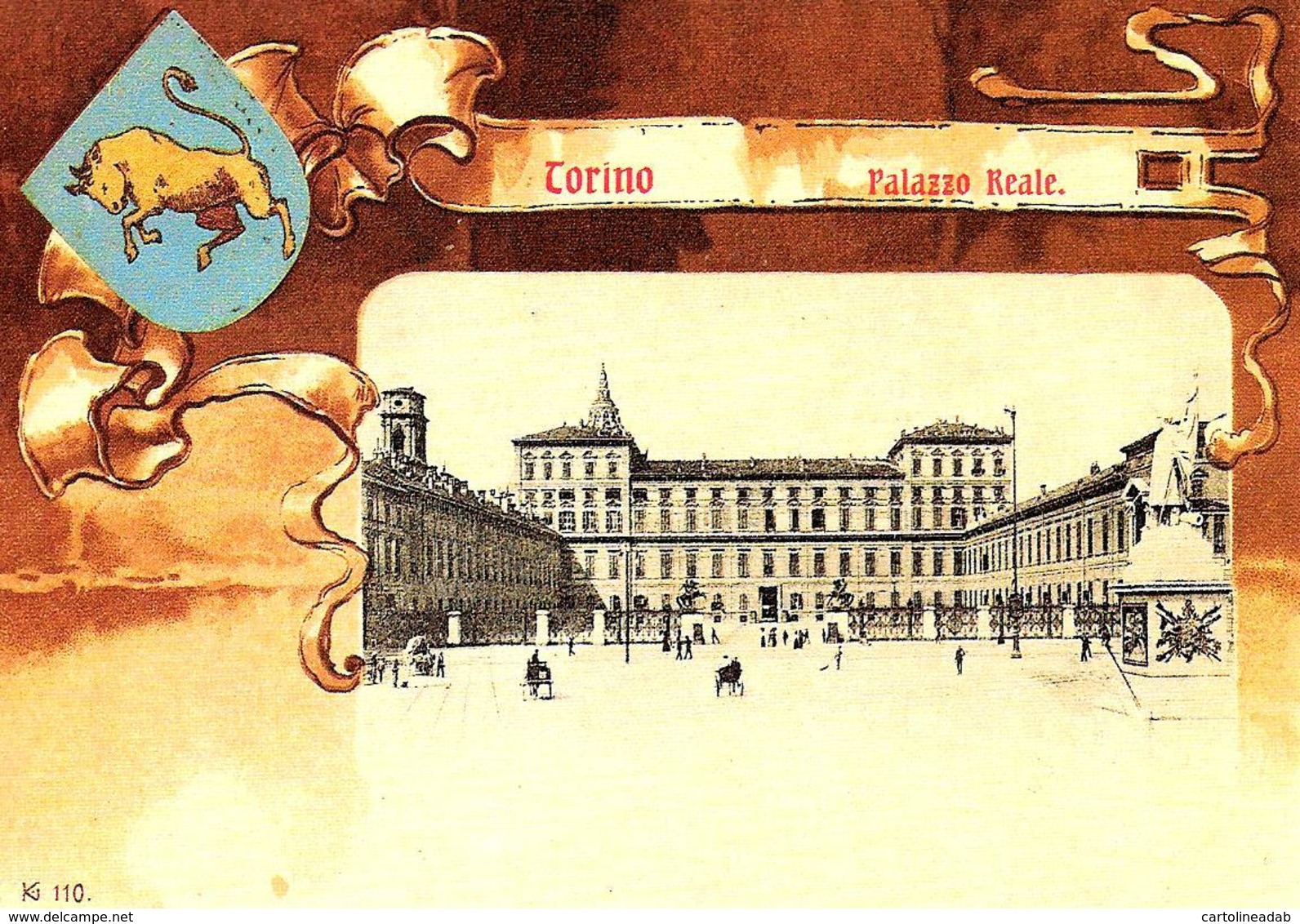 [DC0231] CPM - CARTOLINEA 231 - TORINO - PALAZZO REALE - OSTENSIONE DELLA SINDONE 1998 - Non Viaggiata - Palazzo Reale