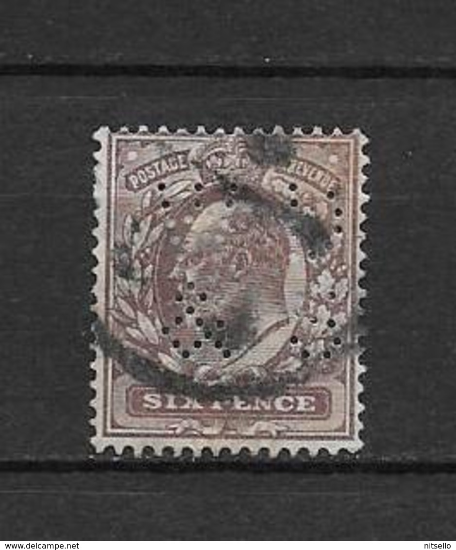 LOTE 1886  ///  GRAN BRETAÑA - YVERT Nº: 114 PERFORADO // CATALOG.2014//COTE: 15 € //  ¡¡¡ LIQUIDATION !!! - Used Stamps