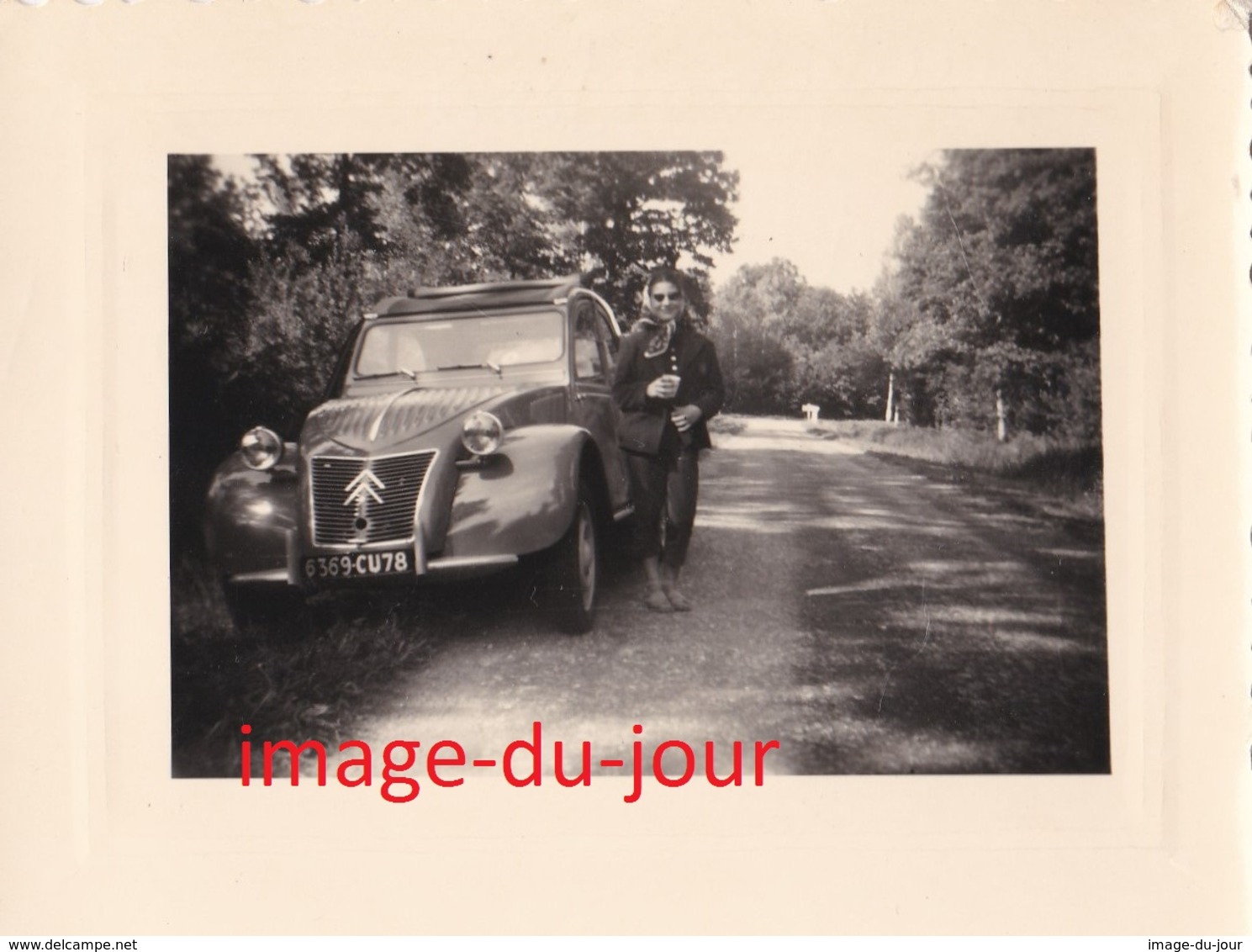 Photo Ancienne  VOITURE CITROËN 2CV   AUTOMOBILE - Auto's