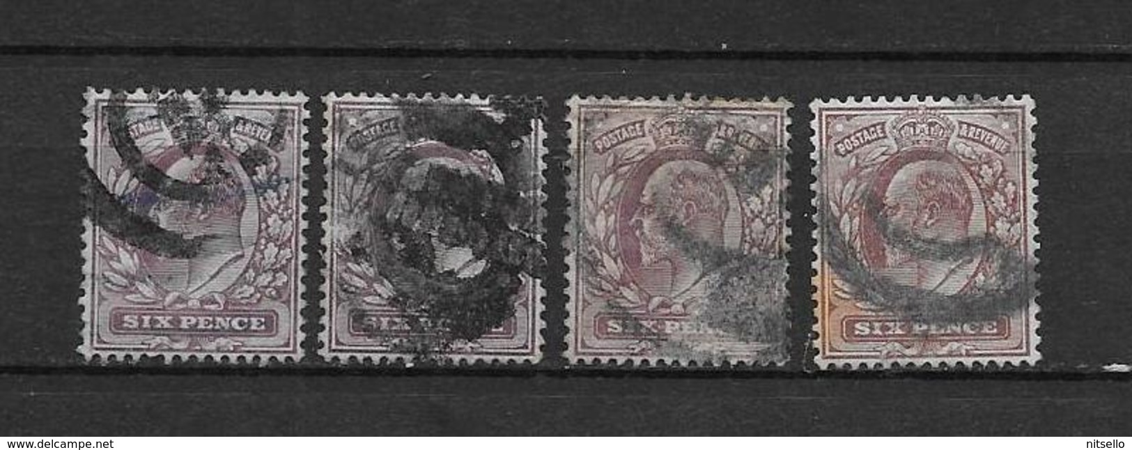 LOTE 1886  ///  GRAN BRETAÑA - YVERT Nº: 114 VARIOS MATASELLOS // CATALOG.2014//COTE: 60 € //  ¡¡¡ LIQUIDATION !!! - Used Stamps