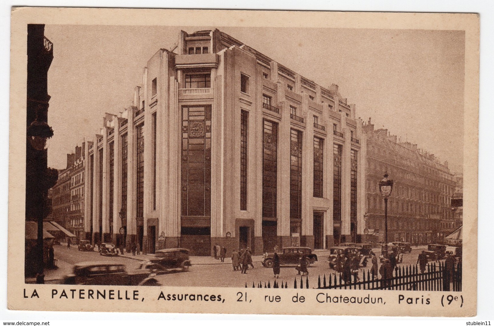 Paris (Seine)   La Paternelle, Assurances, 21, Rue De Chateaudun, IXe Arr. - Autres & Non Classés