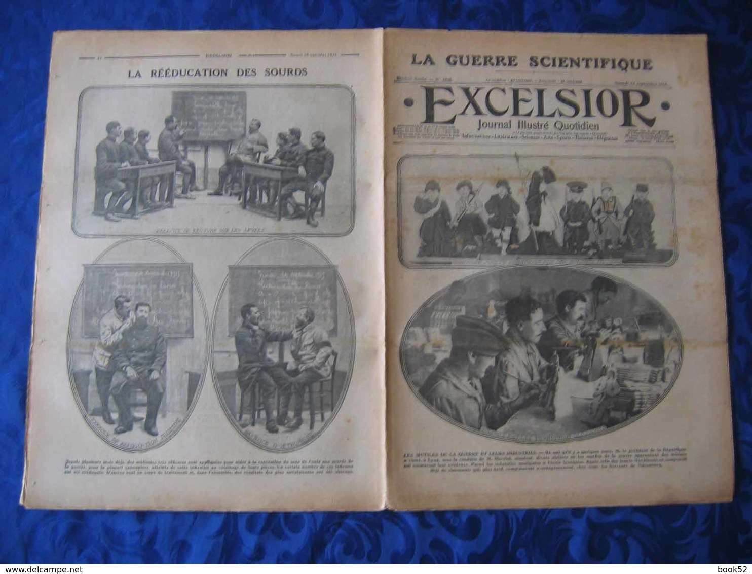 L'EXCELSIOR De 1915 N° 1768 - A La Une: MUTILES DE LA GUERRE ET LEURS INDUSTRIES - General Issues