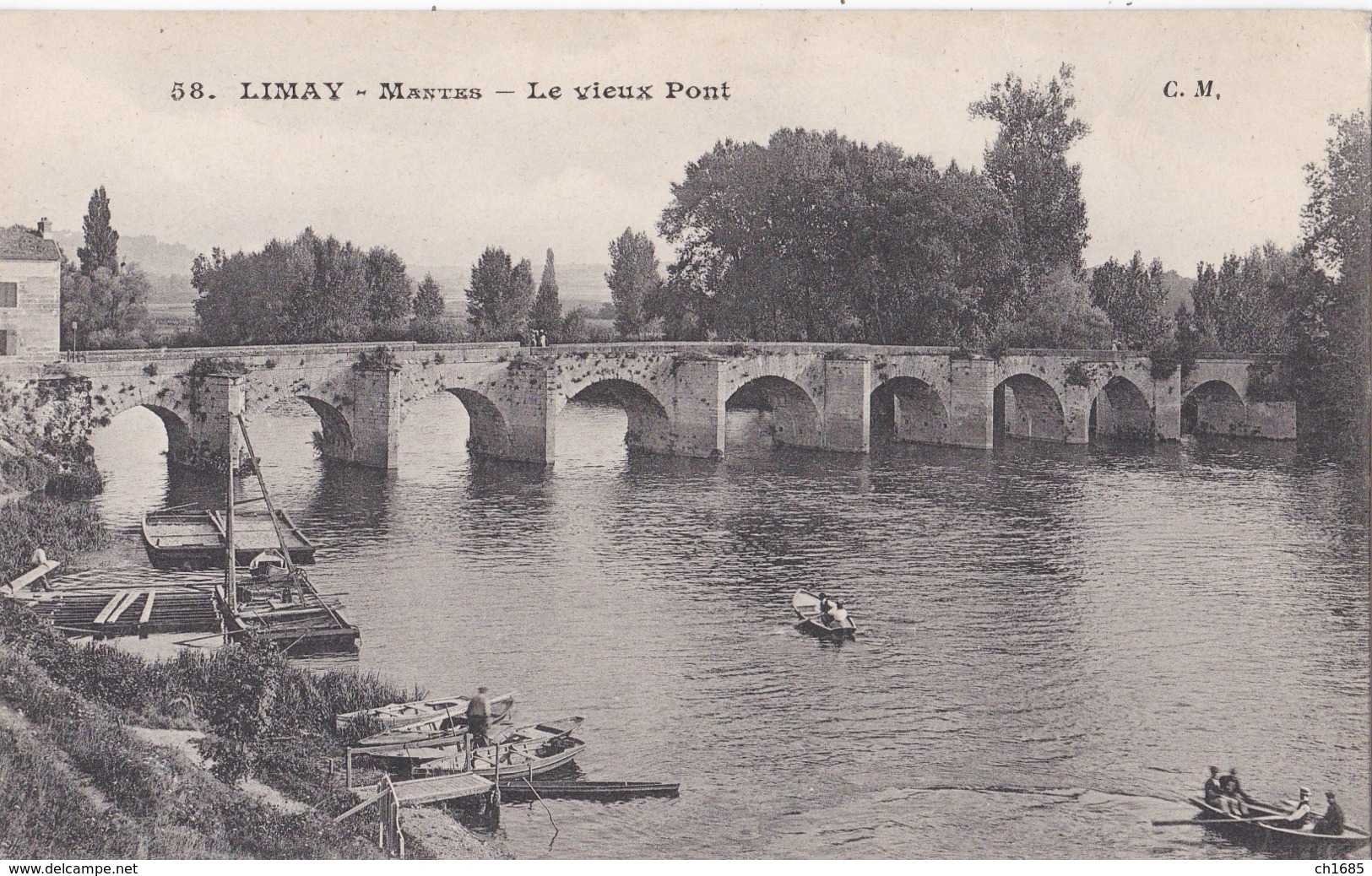 LIMAY (78) Le Vieux Pont - Limay