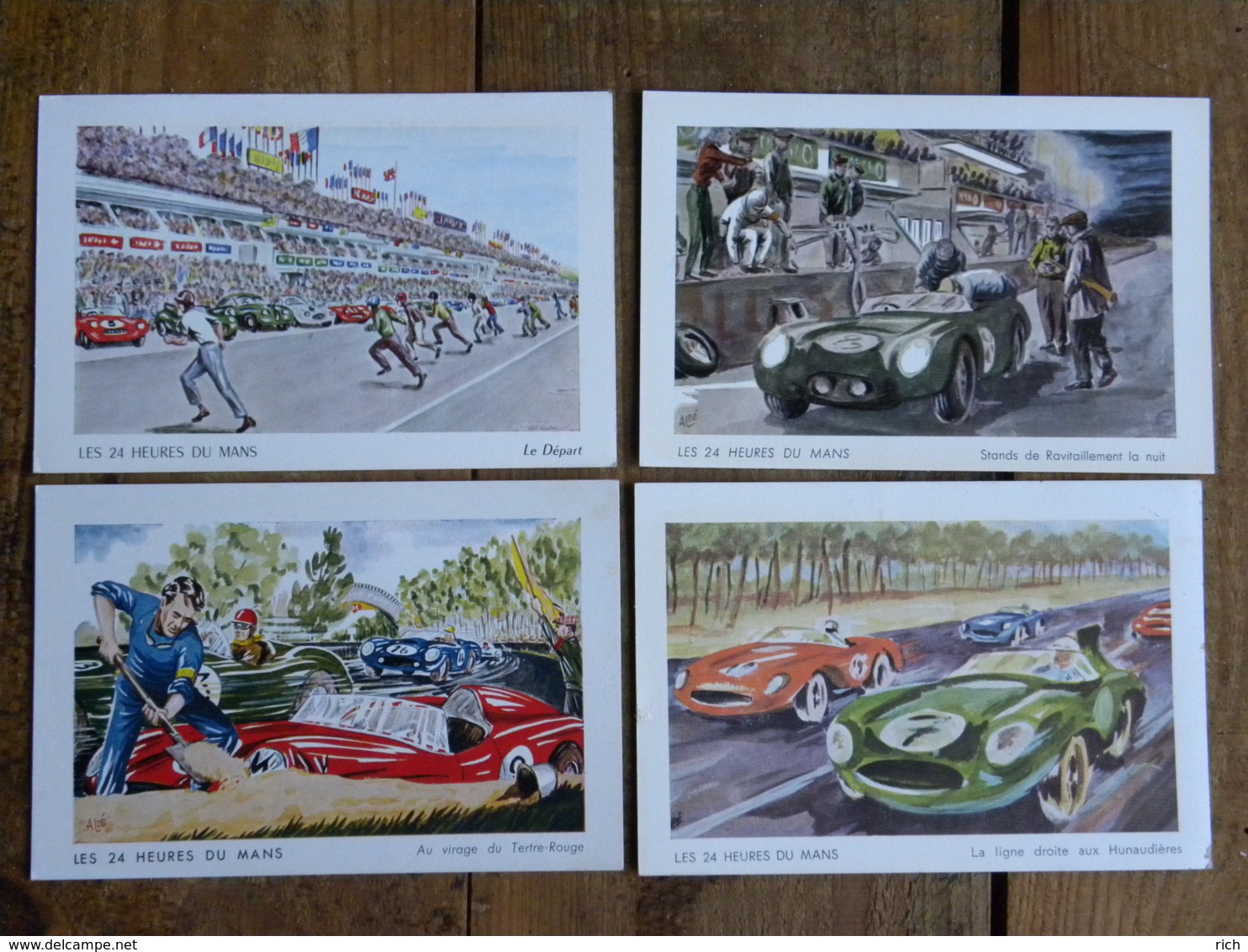 CPA (72) Sarthe - LES 24 HEURES DU MANS - Lot De 10 Cartes - Illustrateur Aldé - Le Mans