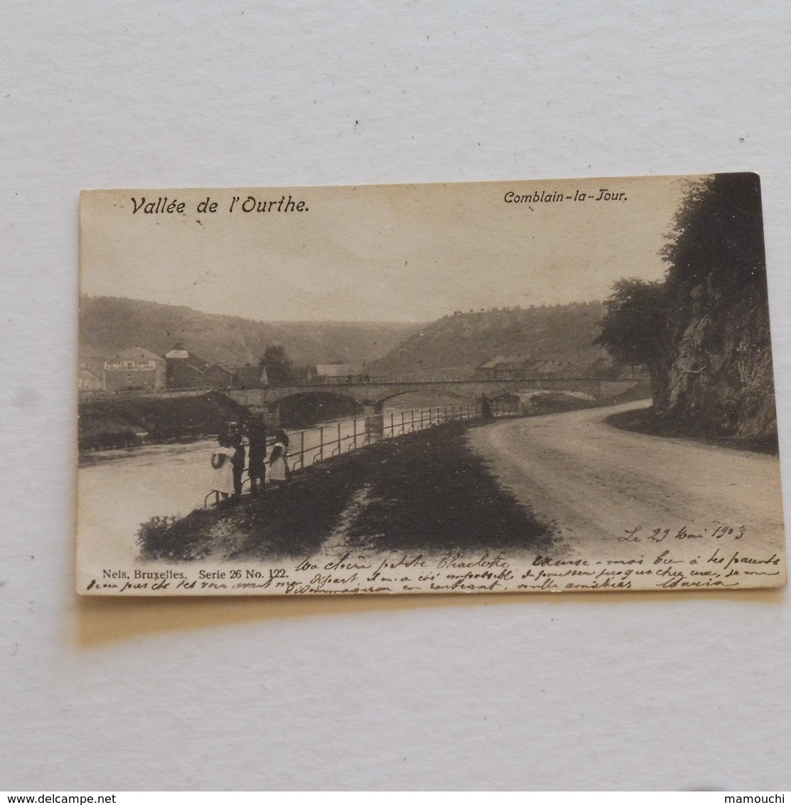 COMBLAIN -LA-TOUR  ---Vallée De L'Ourthe  NELS  N/B  Serie 26  ---. Envoyée - Hamoir