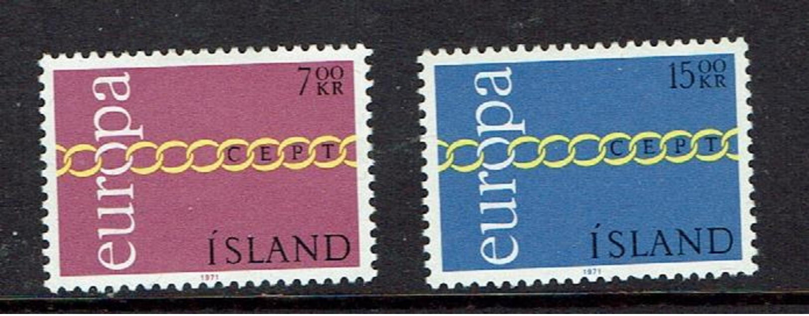 ICELAND...1971...mh - Unused Stamps