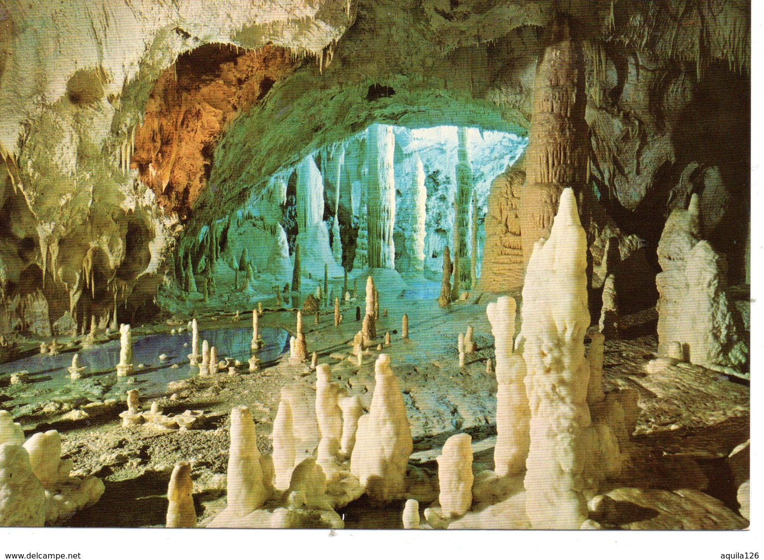 BELLISSIMA CARTOLINA GROTTE DI FRASASSI GENGA E143 - Altri & Non Classificati