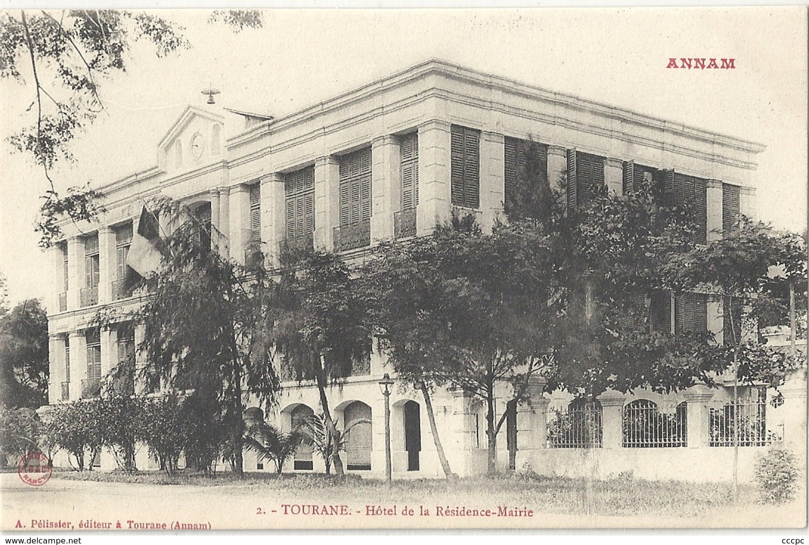 CPA Vietnam Tourane Hôtel De La Résidence - Mairie - Viêt-Nam