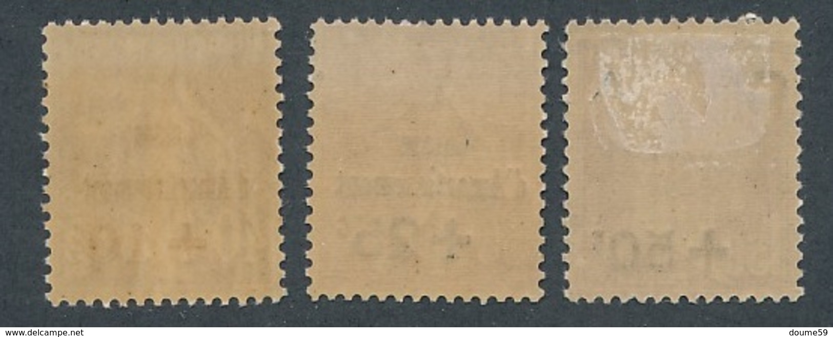 CP-203: FRANCE: Lot Avec "CAISSE D'AMORTISSEMENT" N°249**-250**-251* - Neufs