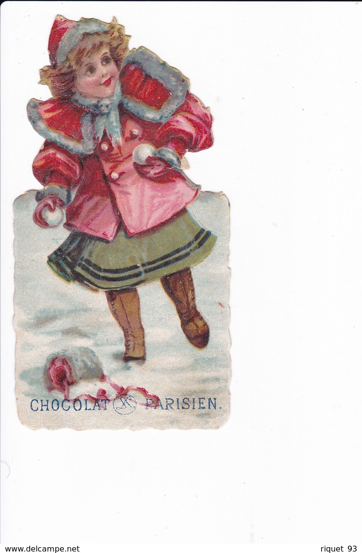 Lot 2 Images Chromo Chocolat Parisien - Sonstige & Ohne Zuordnung