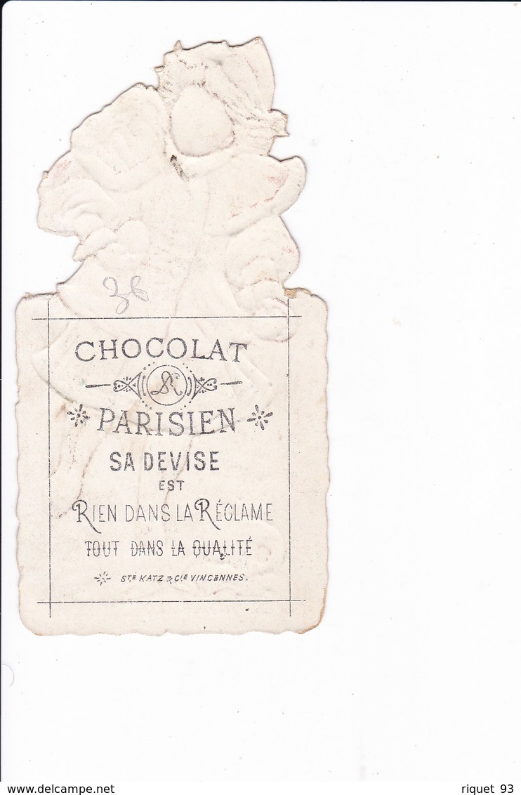 Lot 2 Images Chromo Chocolat Parisien - Andere & Zonder Classificatie