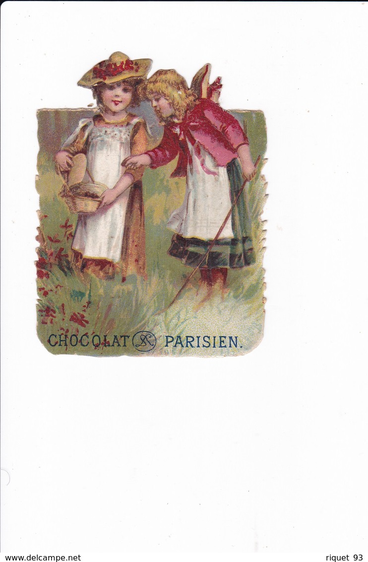 Lot 2 Images Chromo Chocolat Parisien - Other & Unclassified