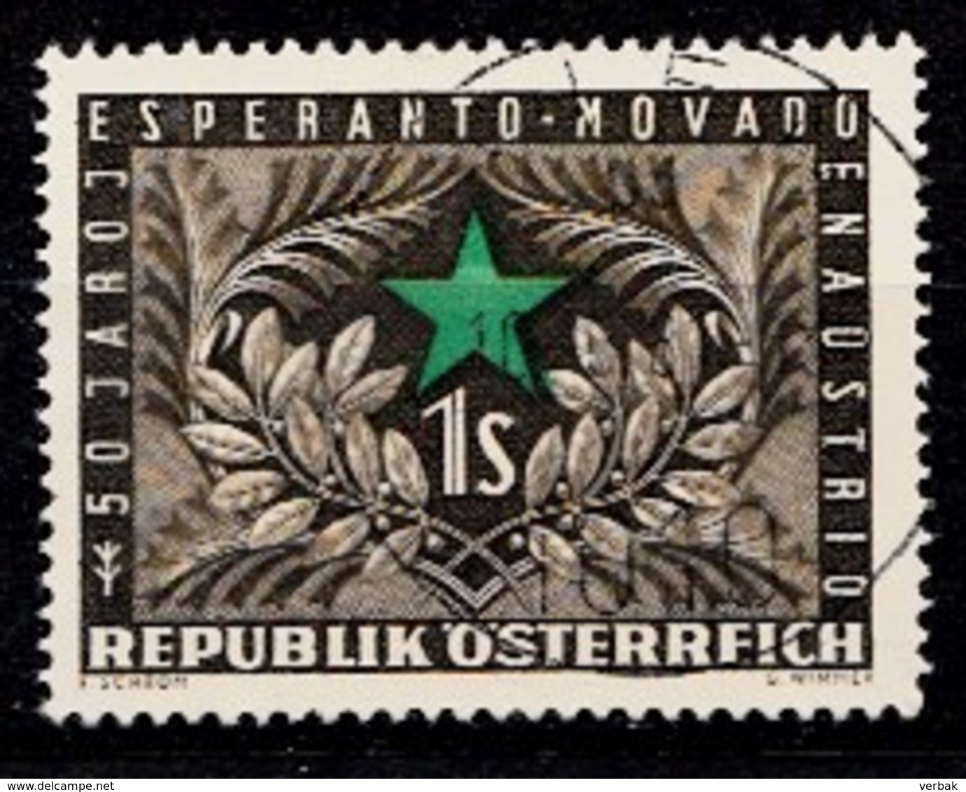 Autriche 1954 Mi.Nr: 1005 Esperantobewegung  Oblitèré / Used / Gebruikt - Oblitérés