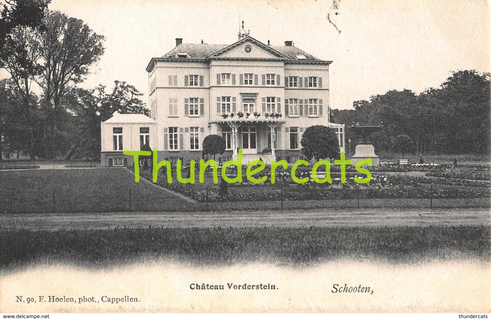 CPA SCHOTEN SCHOOTEN CHATEAU VORDERSTEIN - Schoten