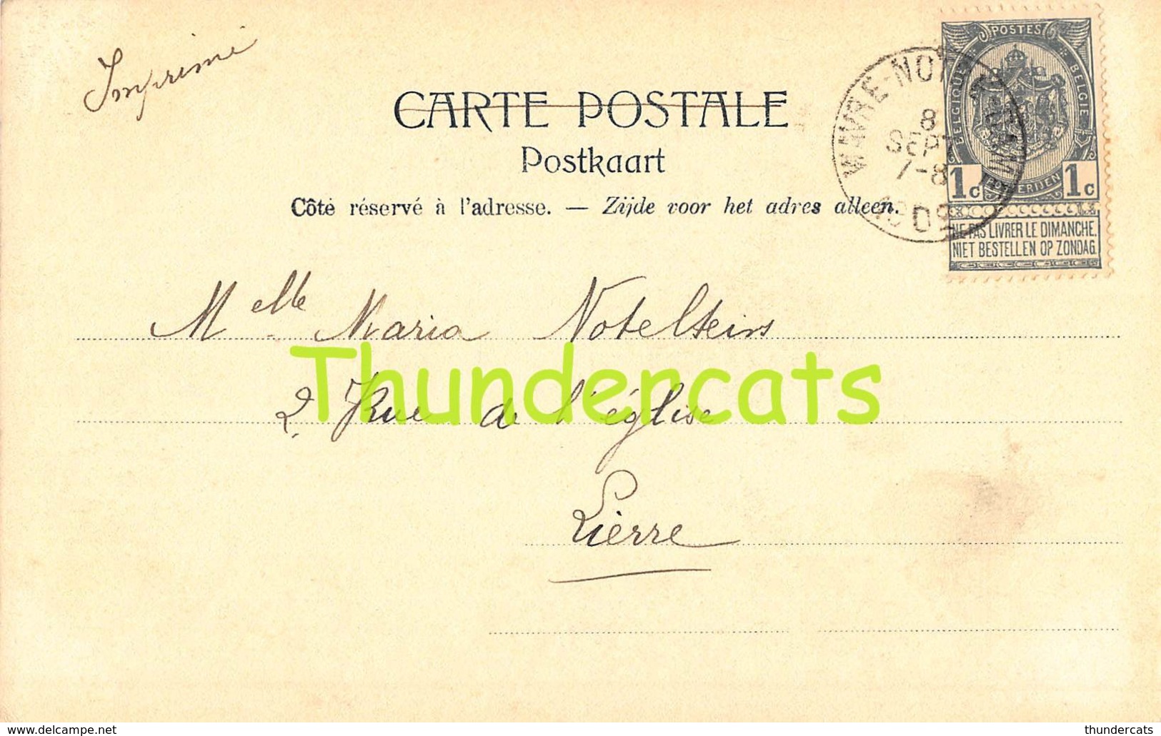 CPA ETABLISSEMENT DES URSULINES A WAVRE  N D VUE PRISE DU BOSQUET - Sint-Katelijne-Waver