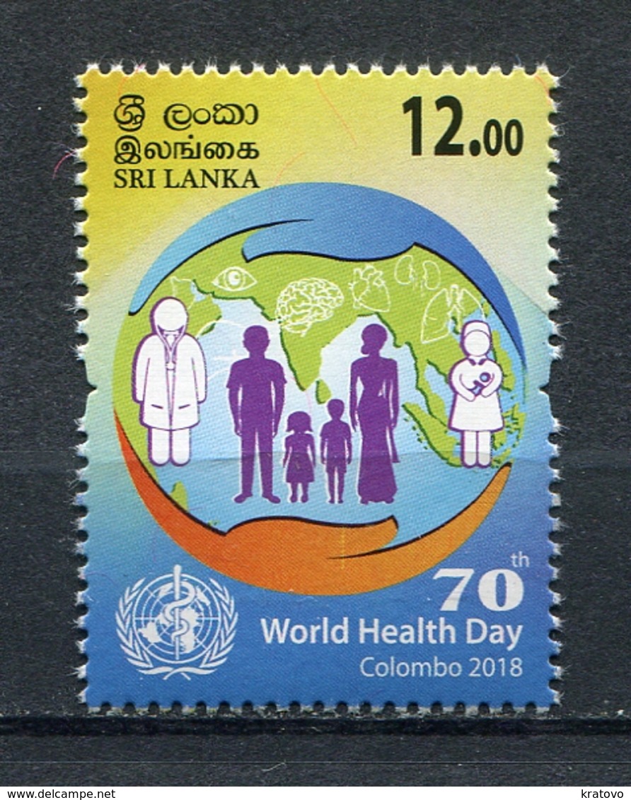 SRI LANKA 2018 World Health Day Colombo 2018 MNH - Sri Lanka (Ceylon) (1948-...)