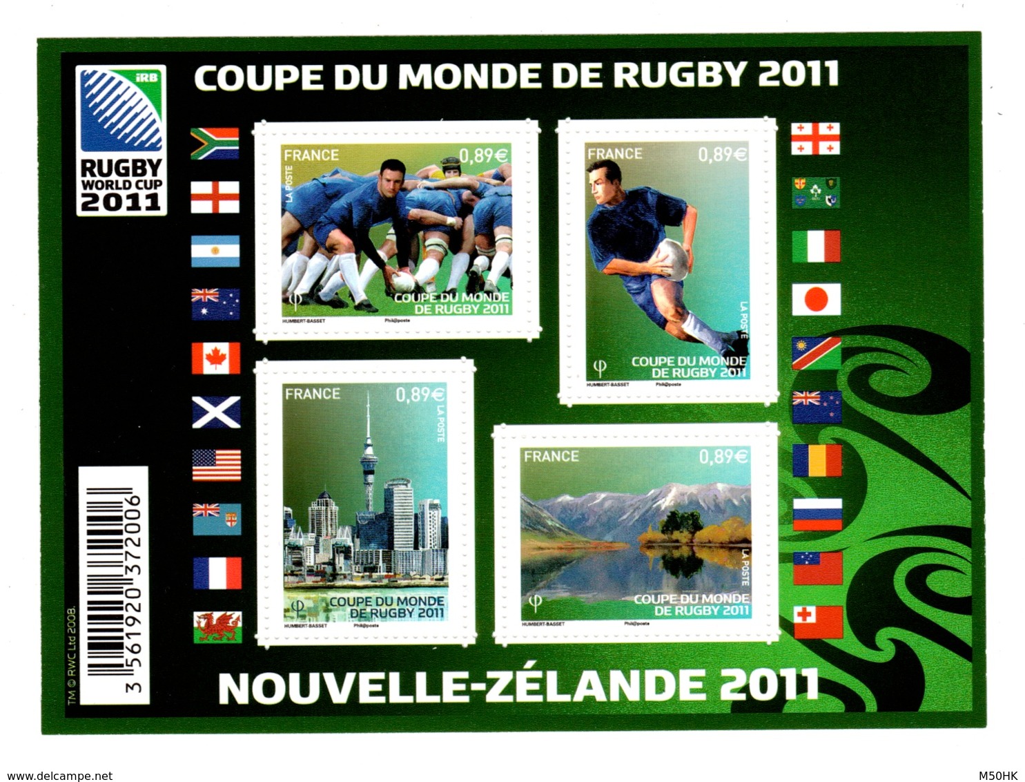 YV F4576 YV 4576 à 4579 N** Rugby - Prix = Faciale - Unused Stamps