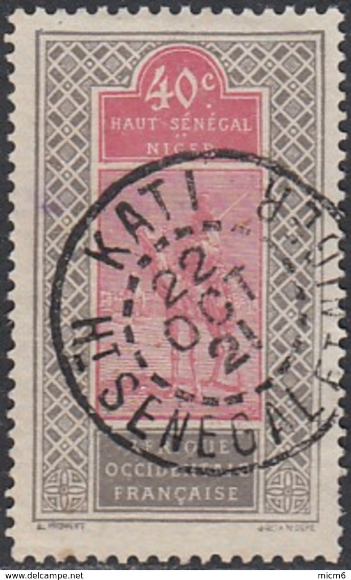 Haut-Sénégal Et Niger - Kati Sur N° 28 (YT) N° 27 (AM). Oblitération De 1921. - Used Stamps