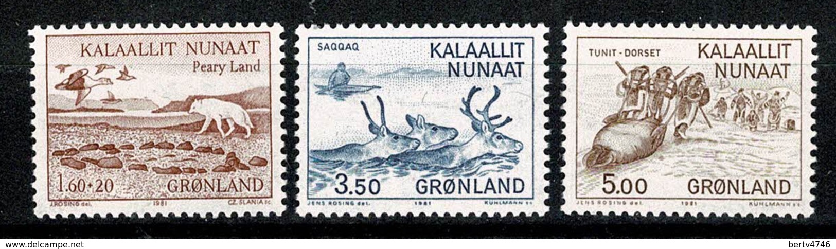 Groenland 1981 Yv. 118**, 119/120**   Mi 130**, 131/132**,  MNH Cote Yv € 5,00 - Neufs