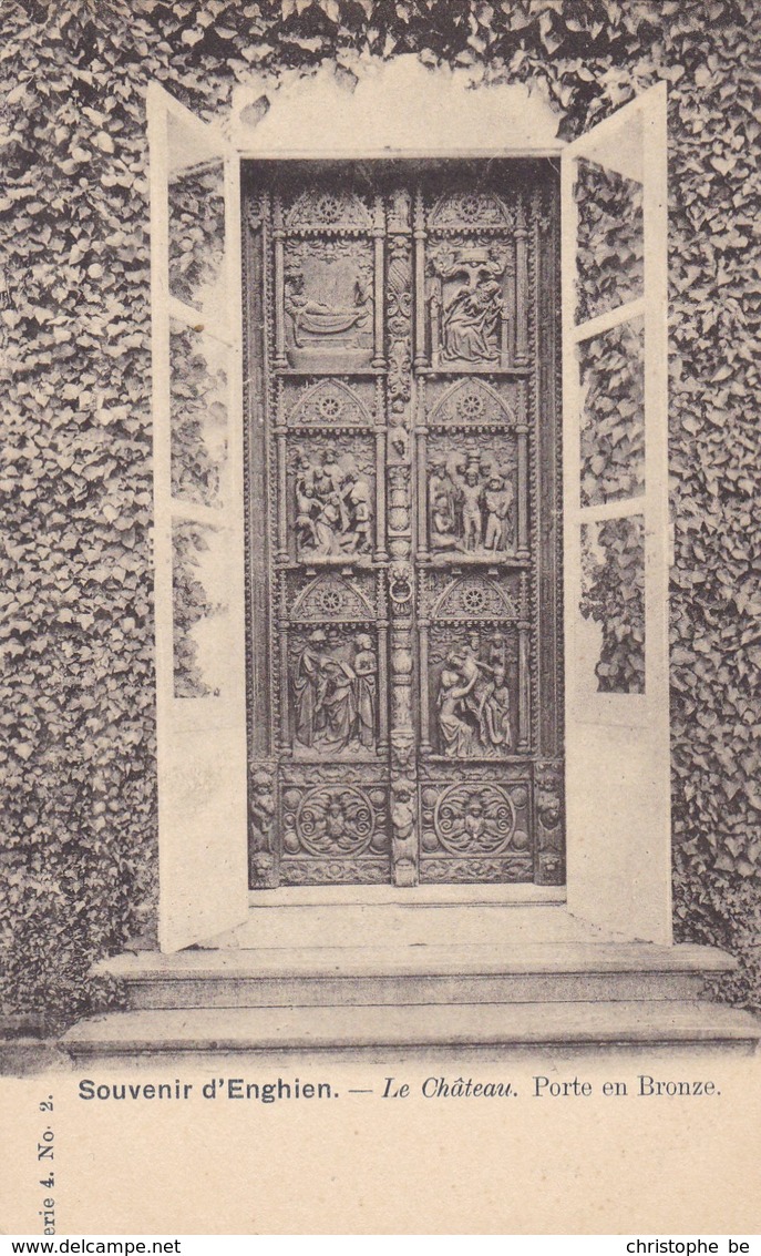 Souvenir D'Enghien, Le Château, Porte En Bronze (pk57820) - Eigenbrakel